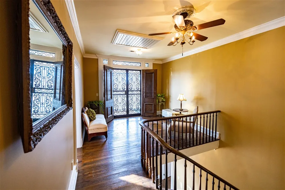 upstairs foyer at the manor at legacy farms